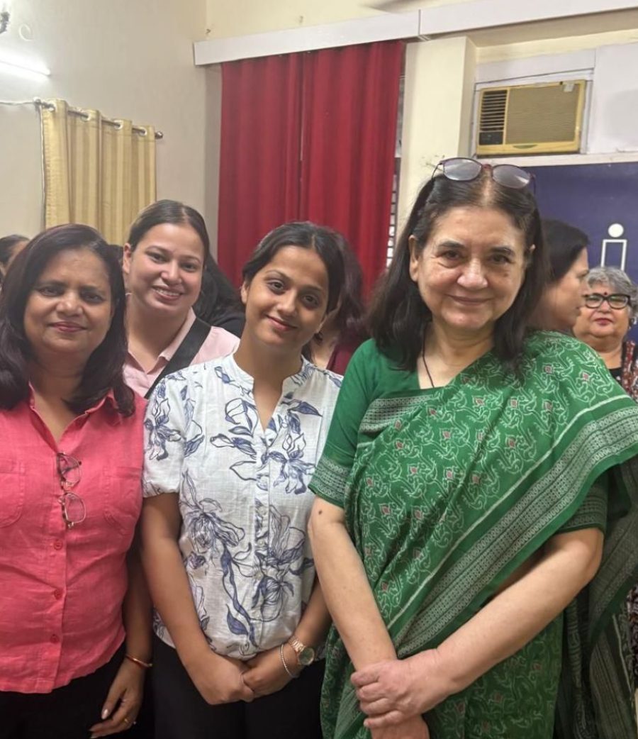 Maneka Gandhi with IWPC members