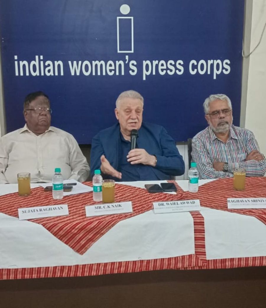 Panel discussion on world press freedom day at iwpc